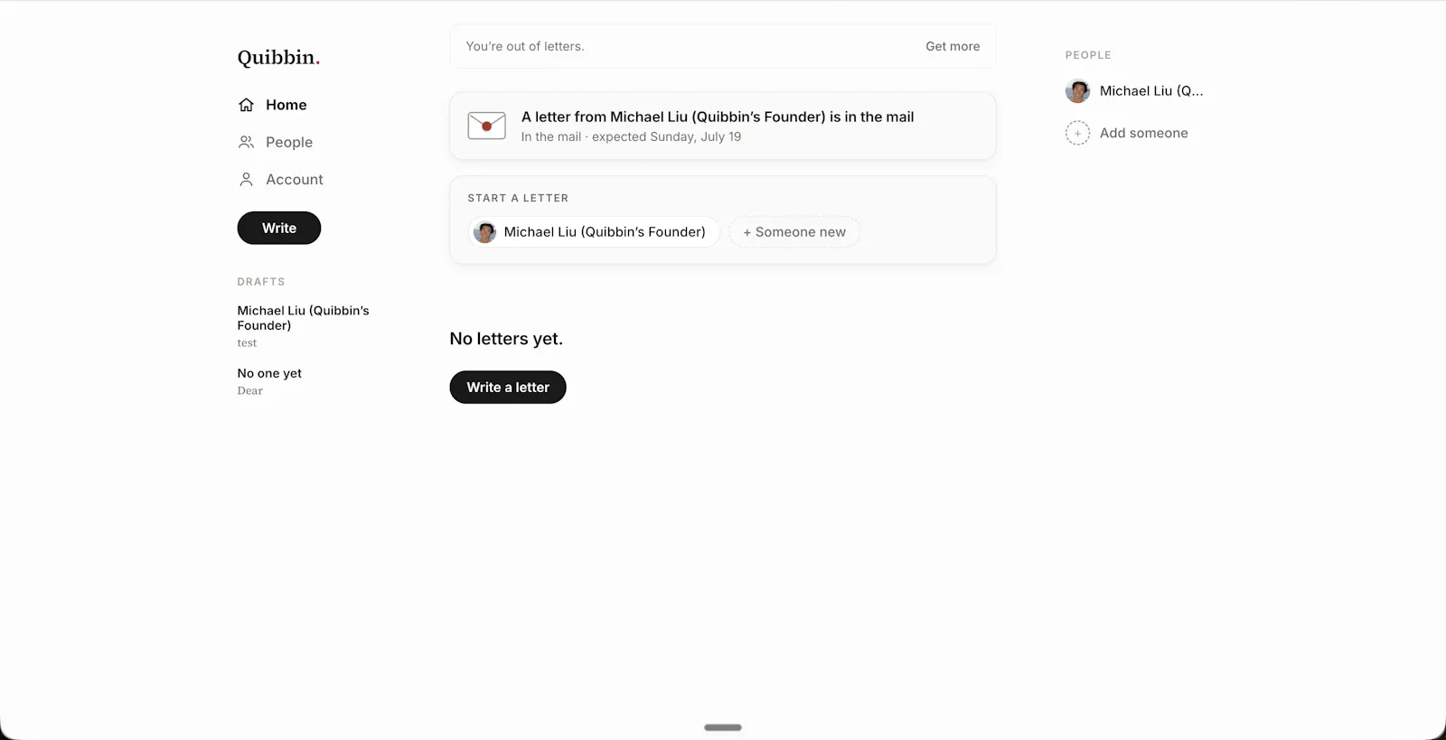 Quibbin screenshot 2