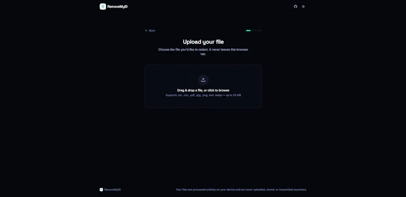 RemoveMyID screenshot 3
