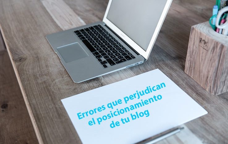 Errores que perjudican a tu blog