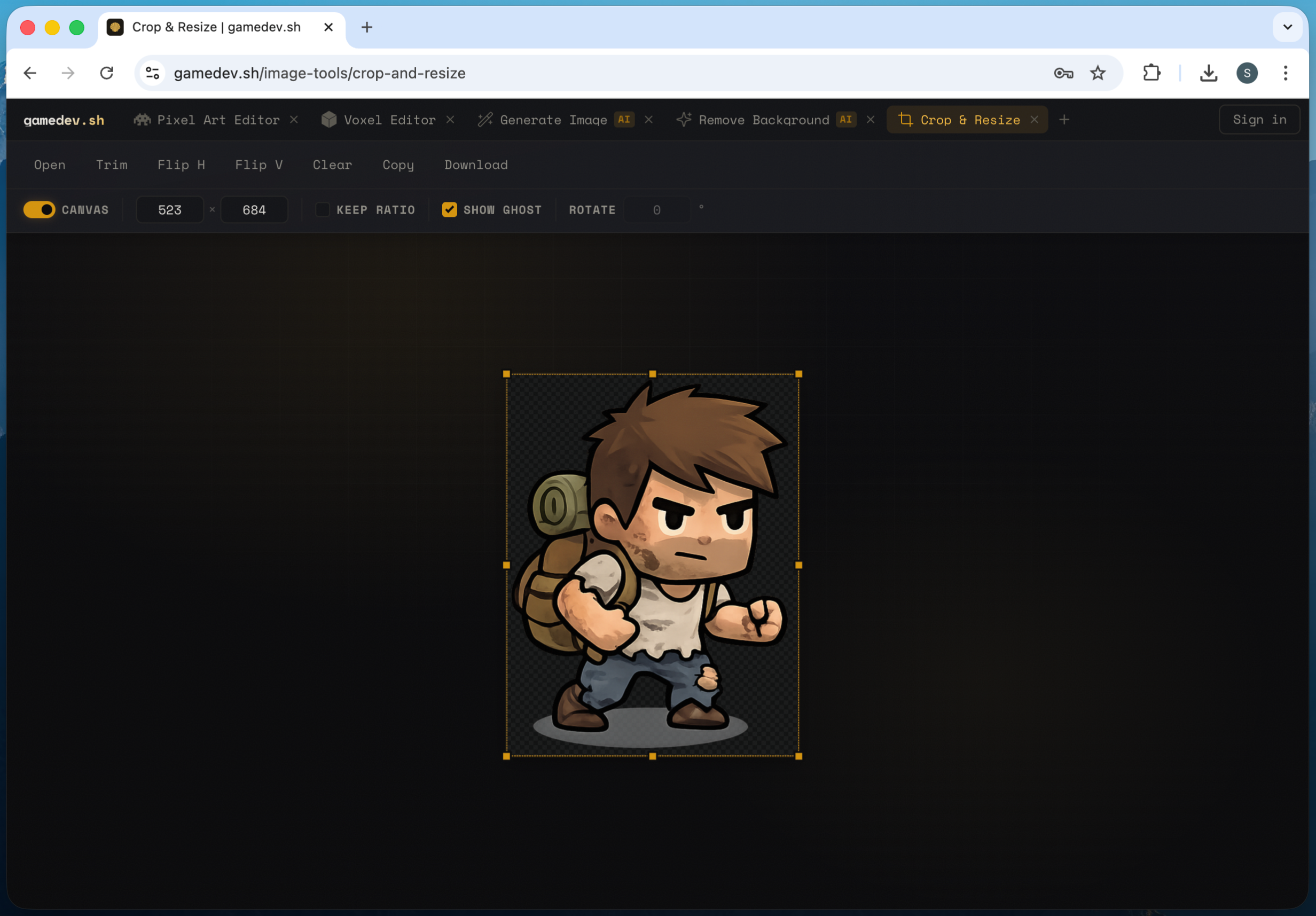 gamedev.sh gallery image
