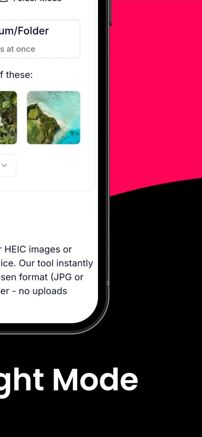 JPG ProへのHeic - ブラウザのプライバシーファーストHEICイメージコンバーターメディア5
