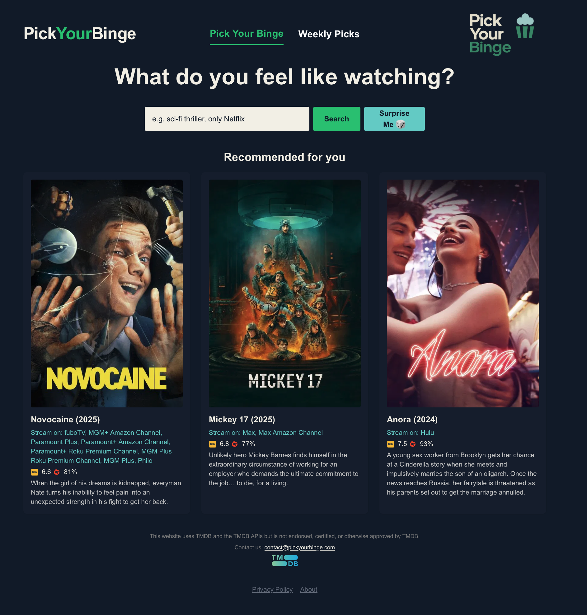 Pickyourbinge media 3