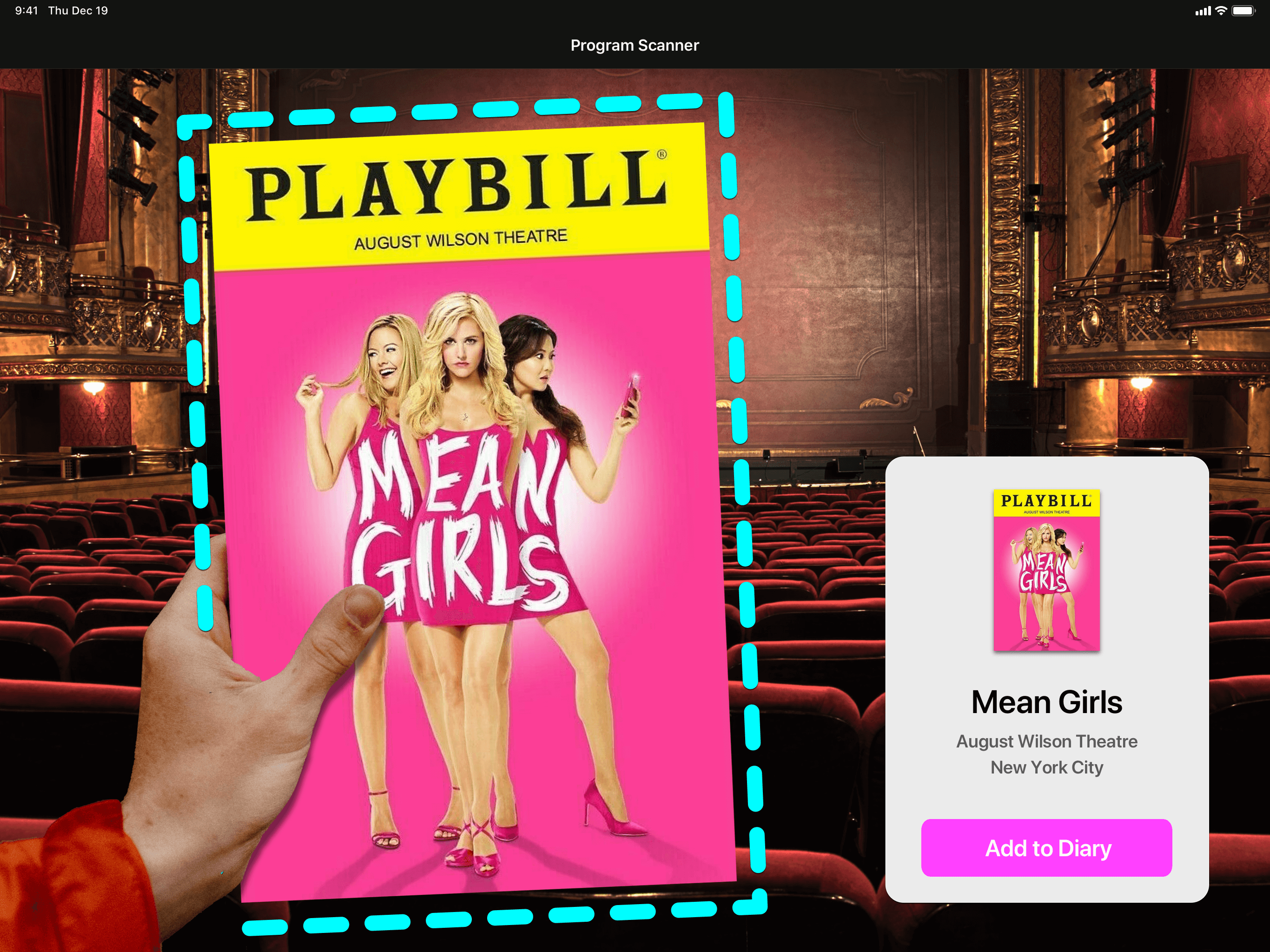 Mezzanine Theater Diary gallery image