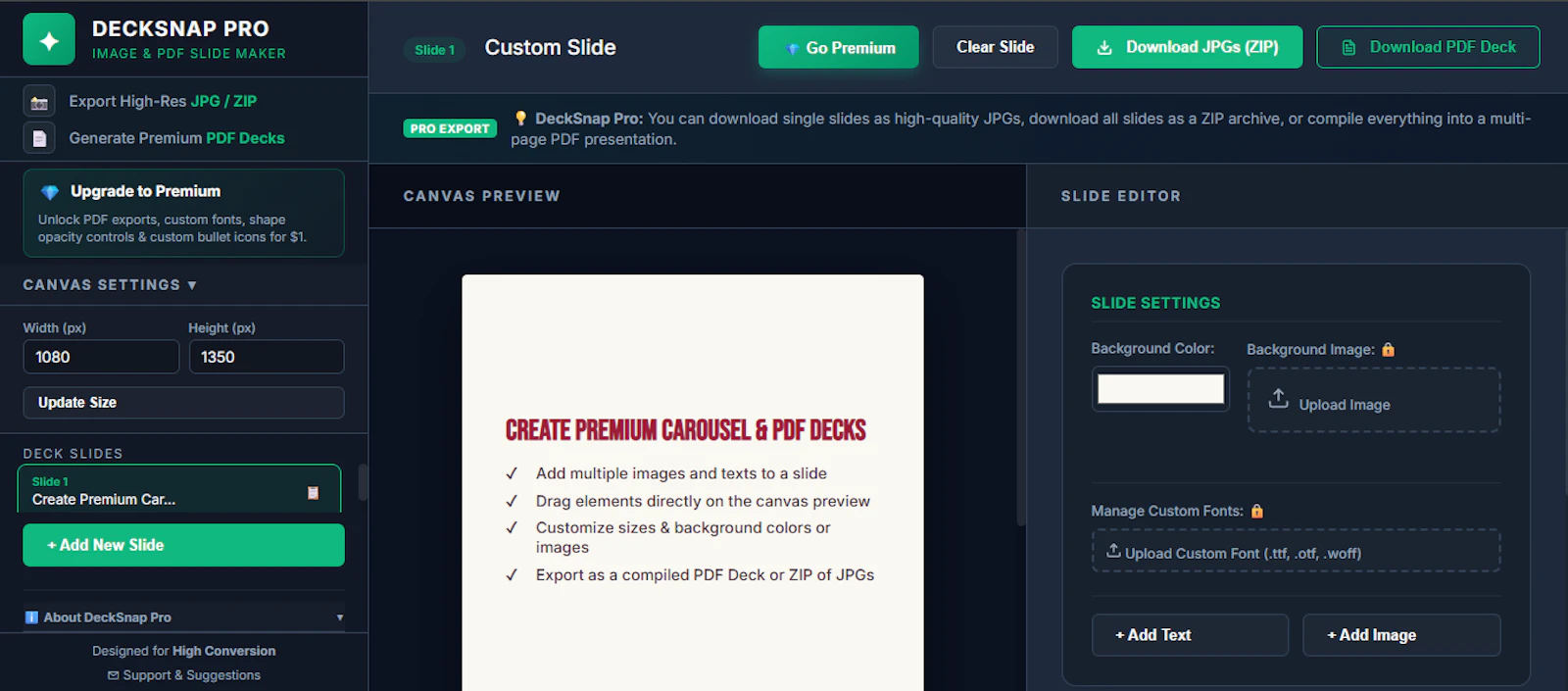 DeckSnap Pro screenshot 1