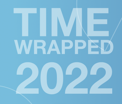 Time Wrapped 2022 by... logo