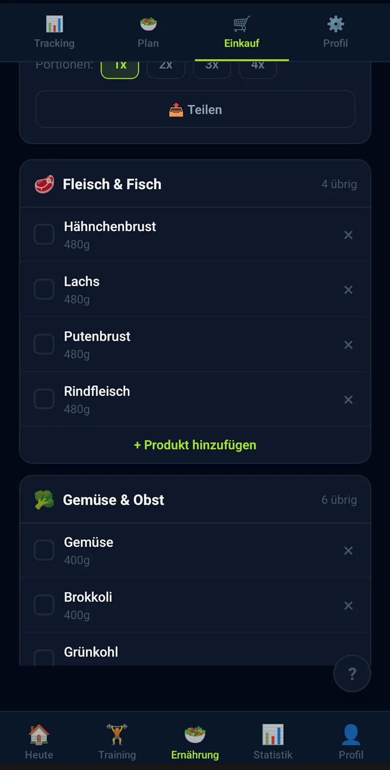 AI Trainer – KI Fitnessplan screenshot 1