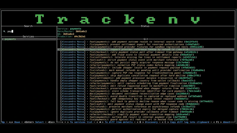Trackenv screenshot 1 (video preview)