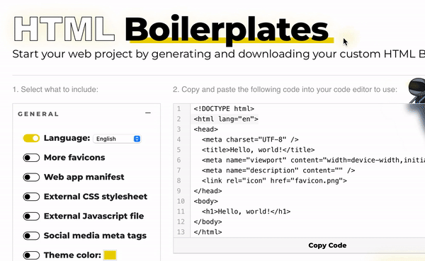 HTML Boilerplates 2.0 - Создайте свой HTML -файл за считанные секунды медиа 1