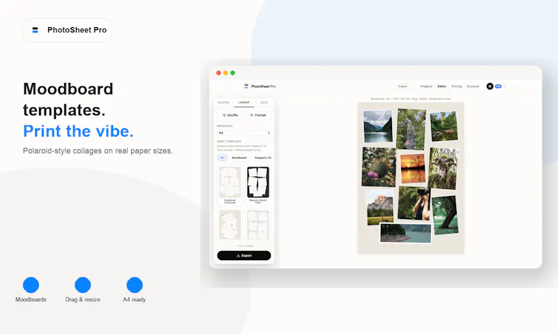 PhotoSheet Pro: Print Photos at Home screenshot 4