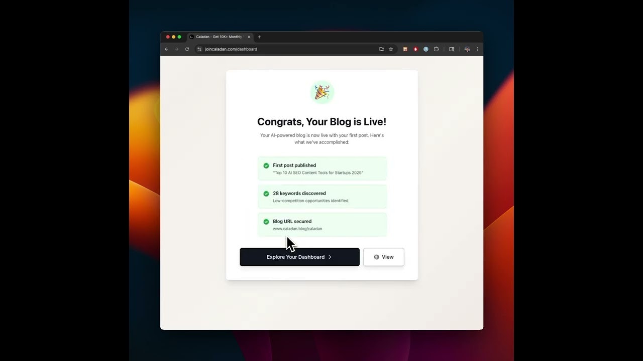 Caladan - Fully Automated SEO Blogs  gallery image