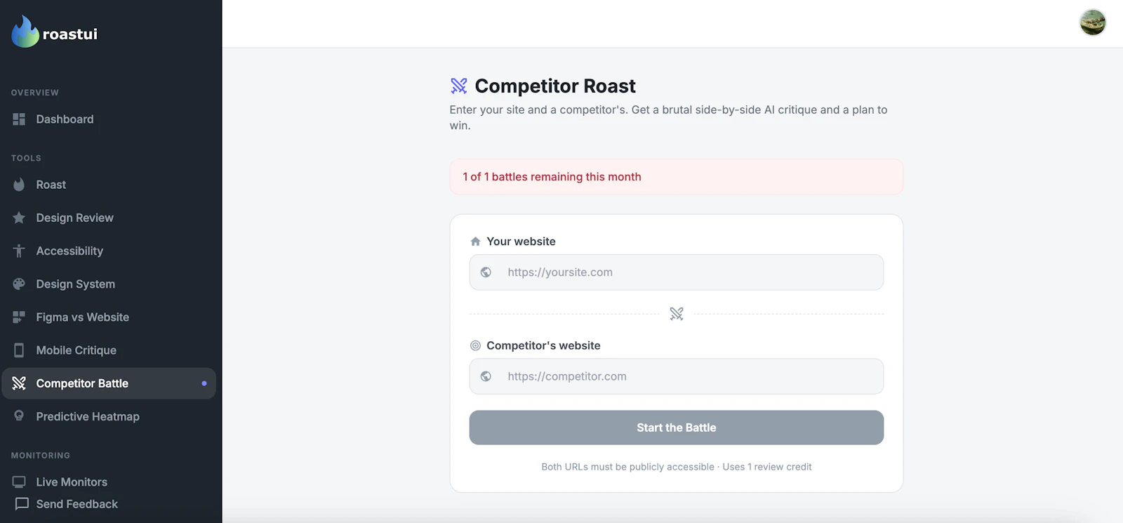 RoastUI.ai screenshot 7
