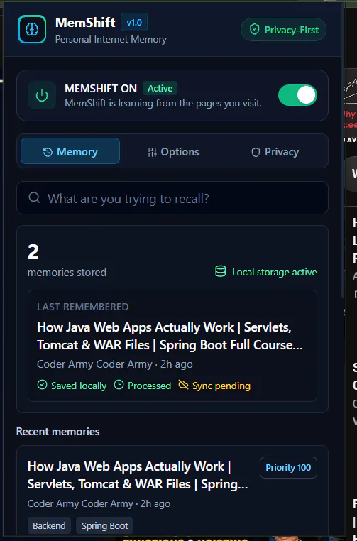MemShift gallery image