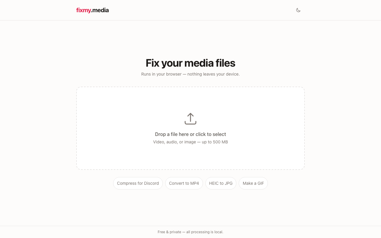 fixmy.media: free, private, local gallery image