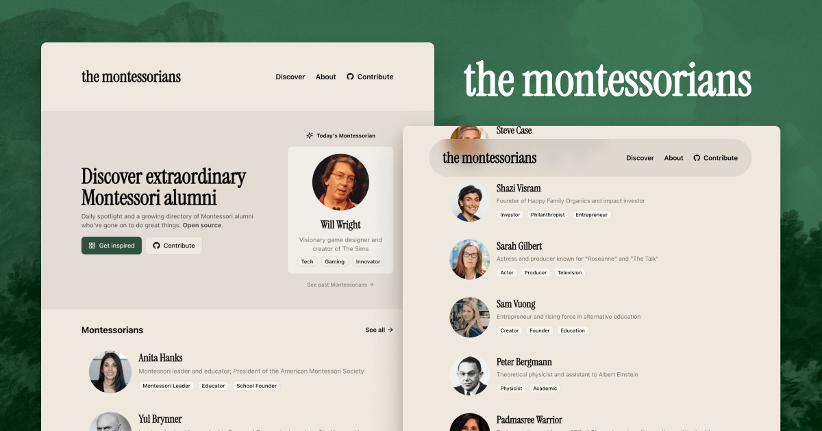 Montesistenler - Montessori mezunlarının en büyük açık kaynaklı veri kümesi medya 1