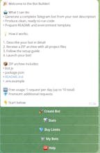 CreateBot — AI Bot Builder for Telegram gallery image