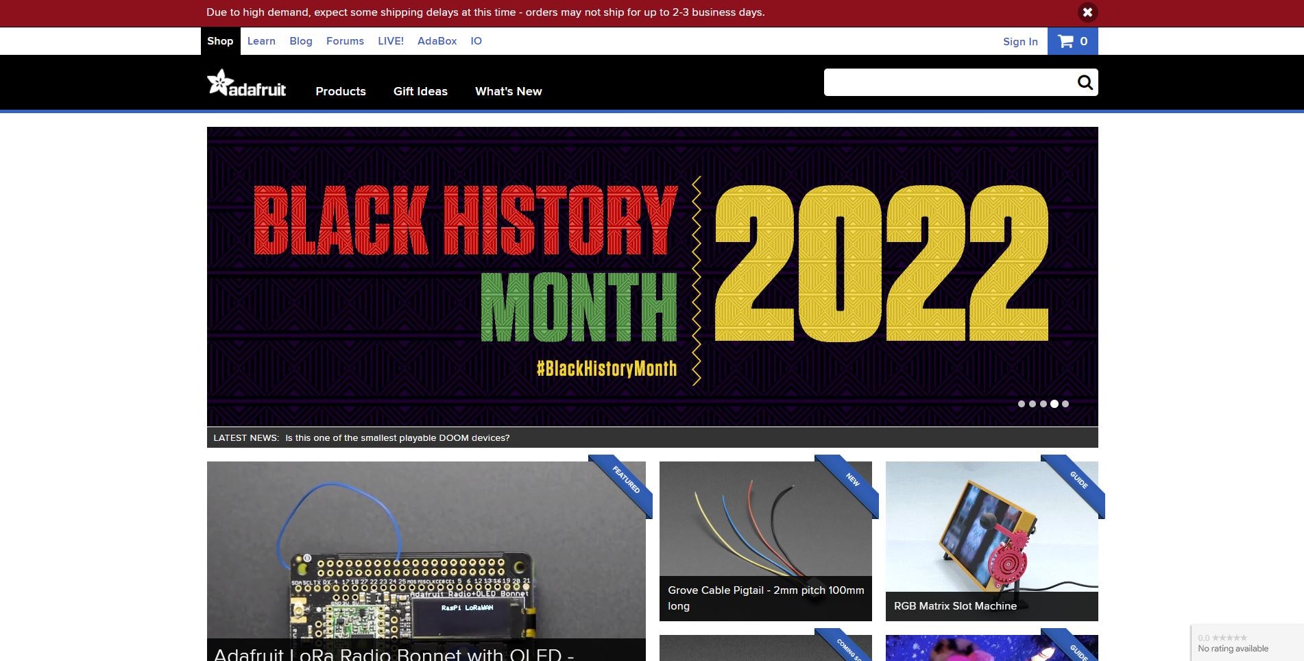 Adafruit gallery image