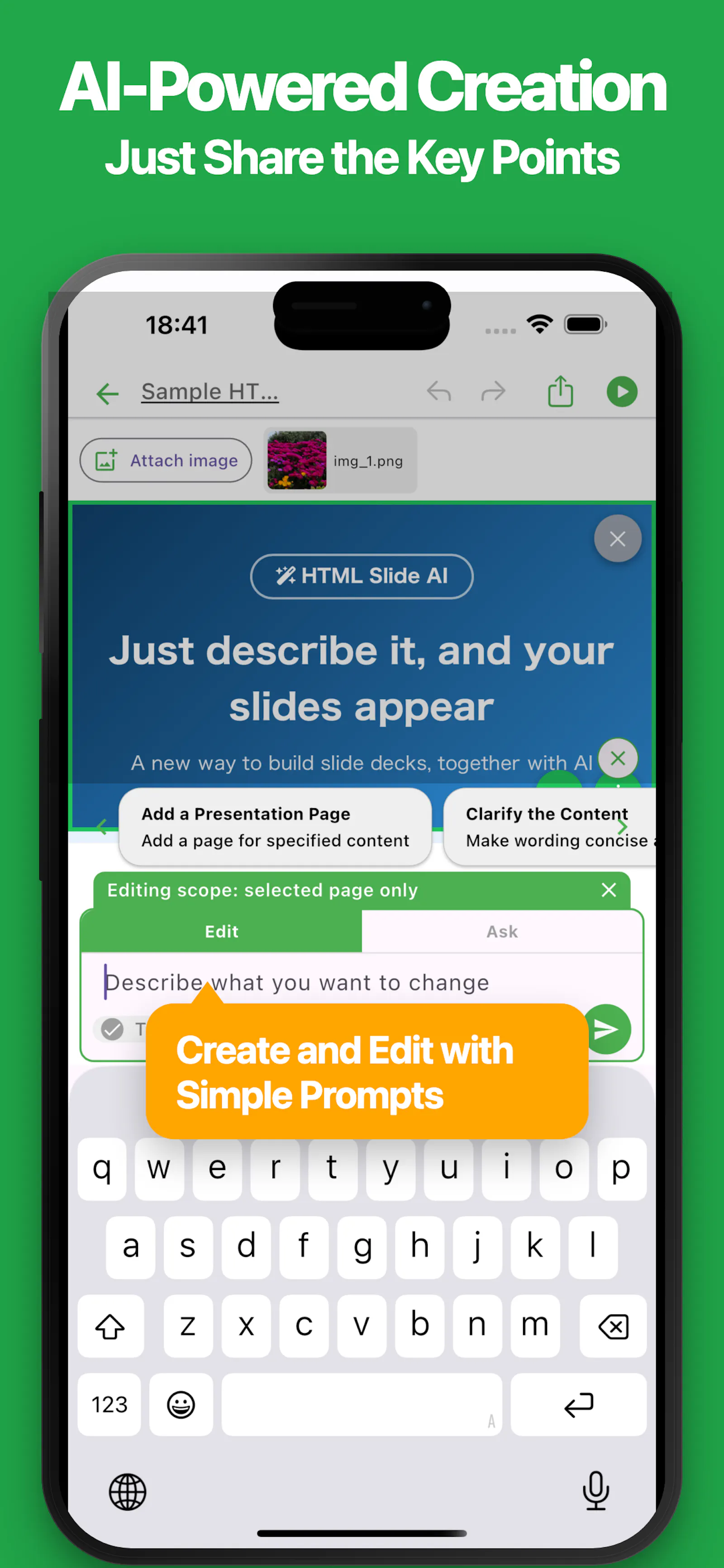 HTML Slide AI – AI Presentation Maker screenshot 2