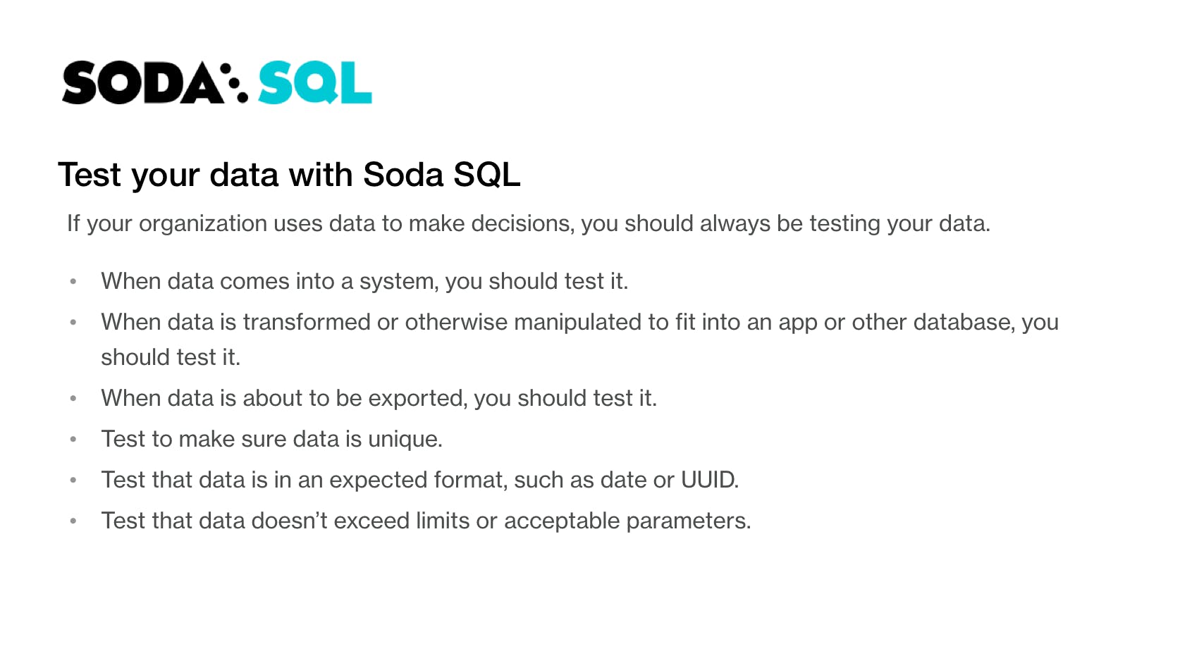 Soda SQL media 1