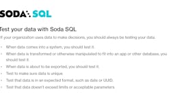 Soda SQL media 1