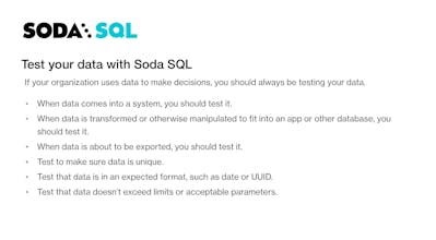 Soda SQL gallery image