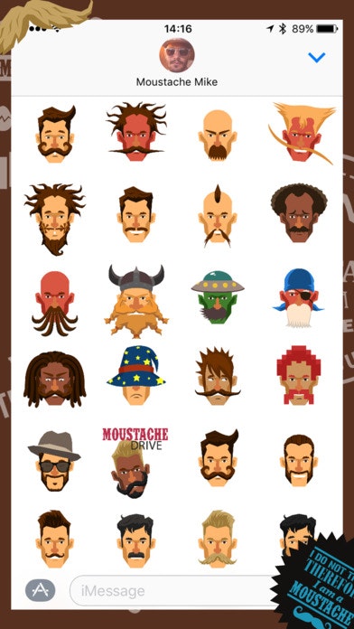 Moustache Moji gallery image