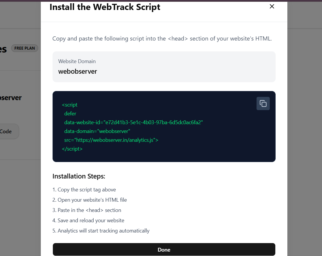 WebObserver gallery image