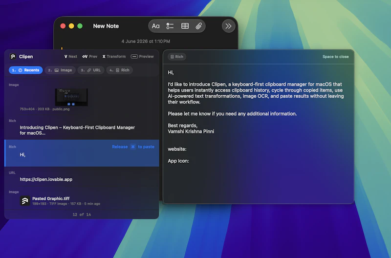 Clipen screenshot 2