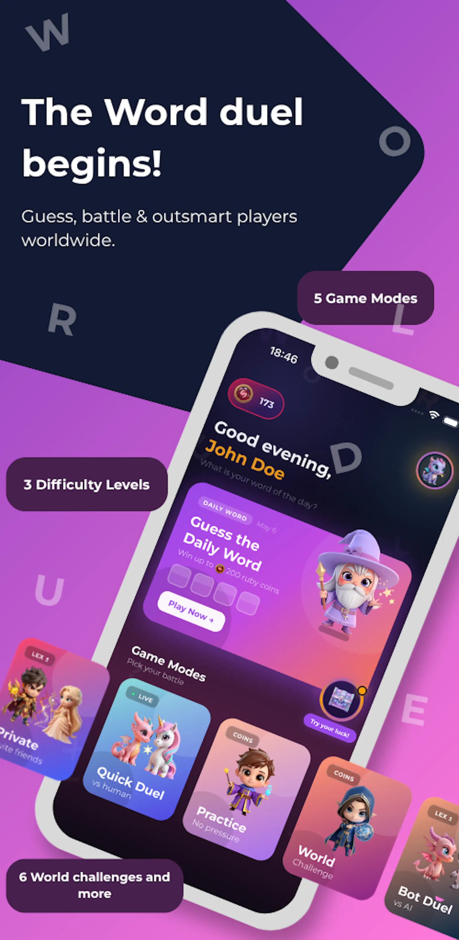 Worduel: Multiplayer Word Game screenshot 2