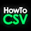 howToCSV