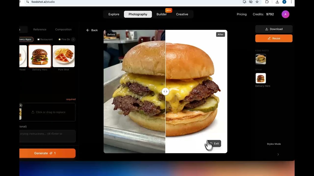 FoodShot AI: Food Photo Editor gallery image