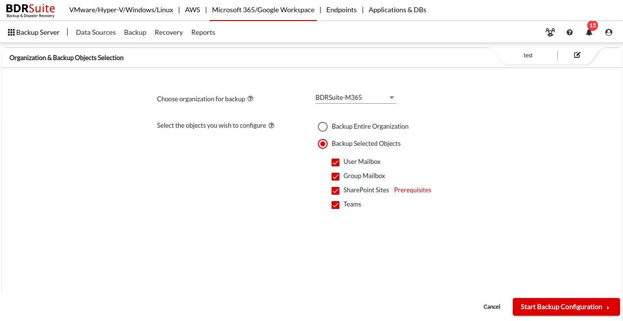 Vembu Bdrsuite media 6