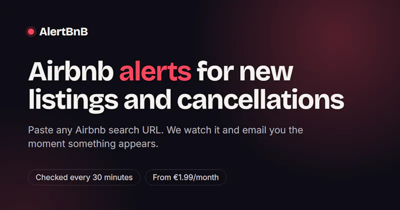 AlertBnB screenshot 1