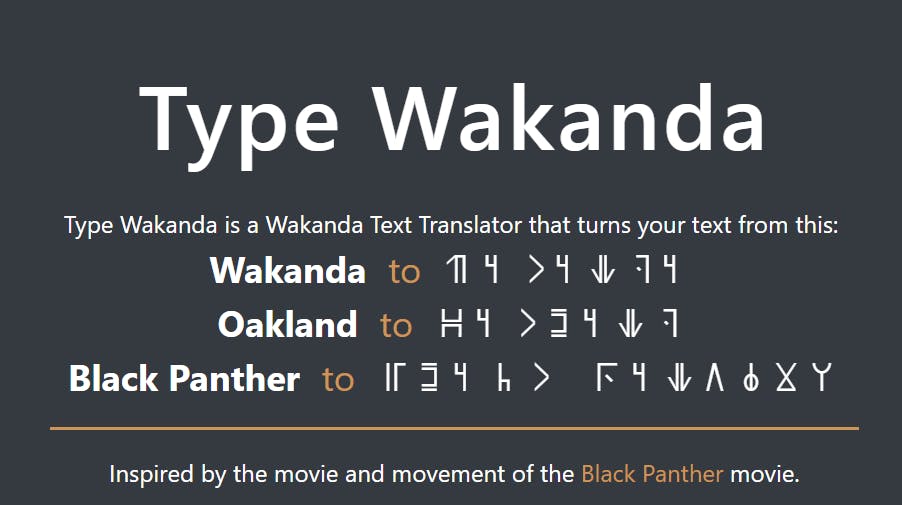 Type Wakanda media 3