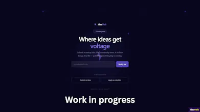 IdeaVolt — Coming Soon gallery image
