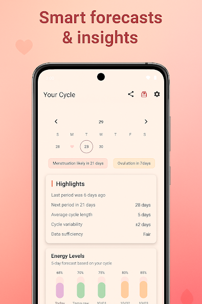 Sera Period & Cycle tracker gallery image