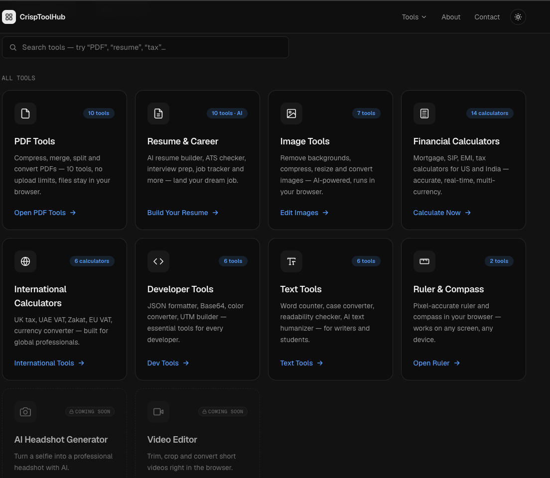 CrispToolHub gallery image