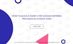 How to launch like Harry's image