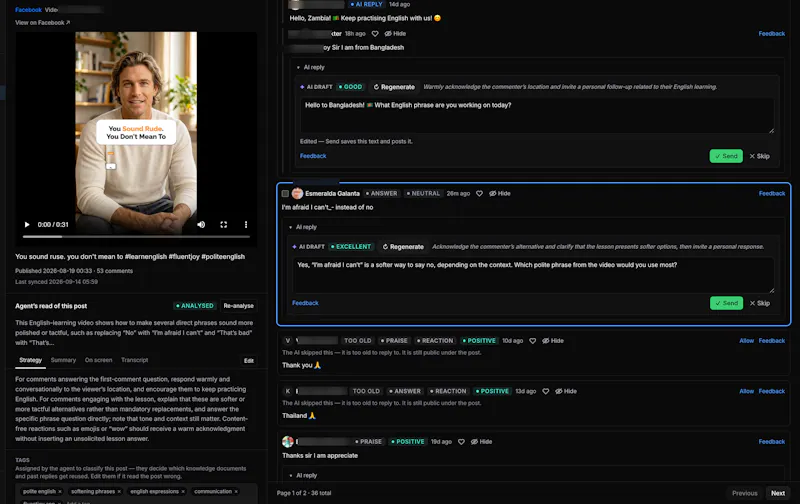 Reply Orchard screenshot 3