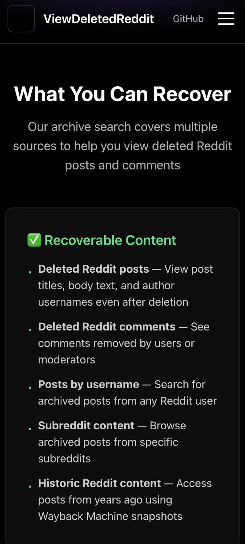 View Deleted Reddit screenshot 2