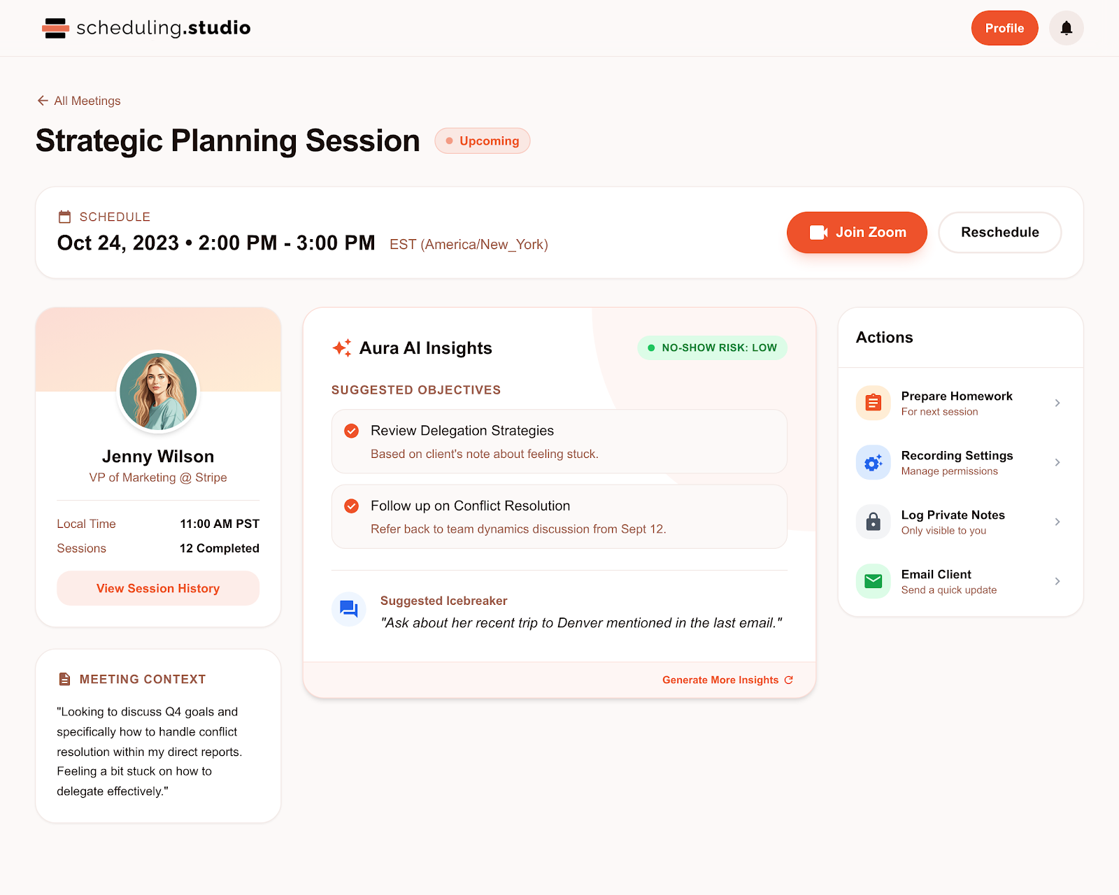 Scheduling Studio gallery image