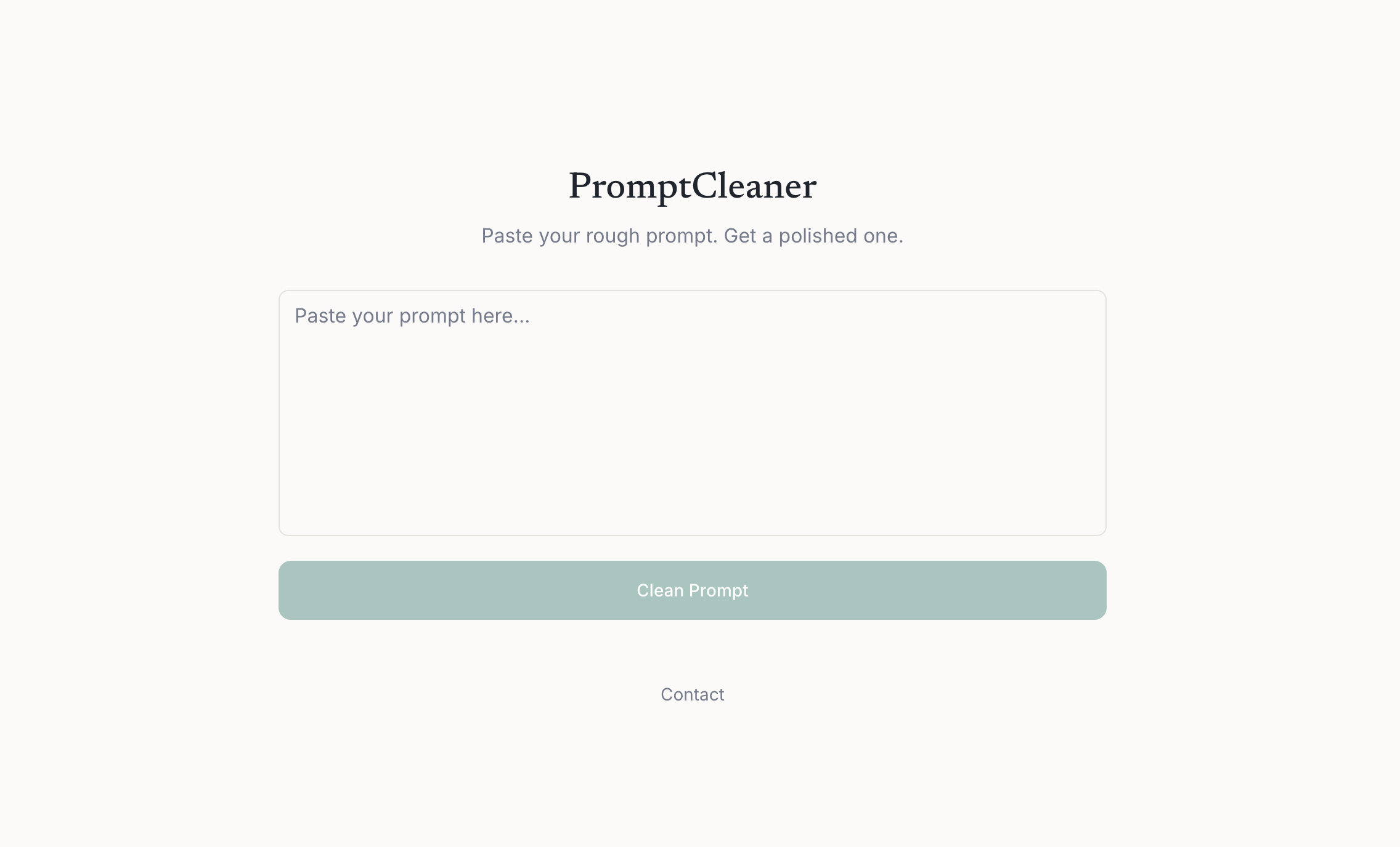 PromptCleaner logo