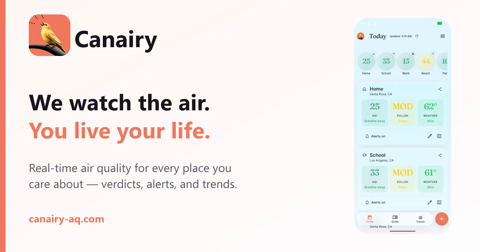 Canairy screenshot 2
