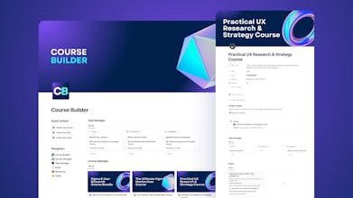Course Builder Notion Template gallery image