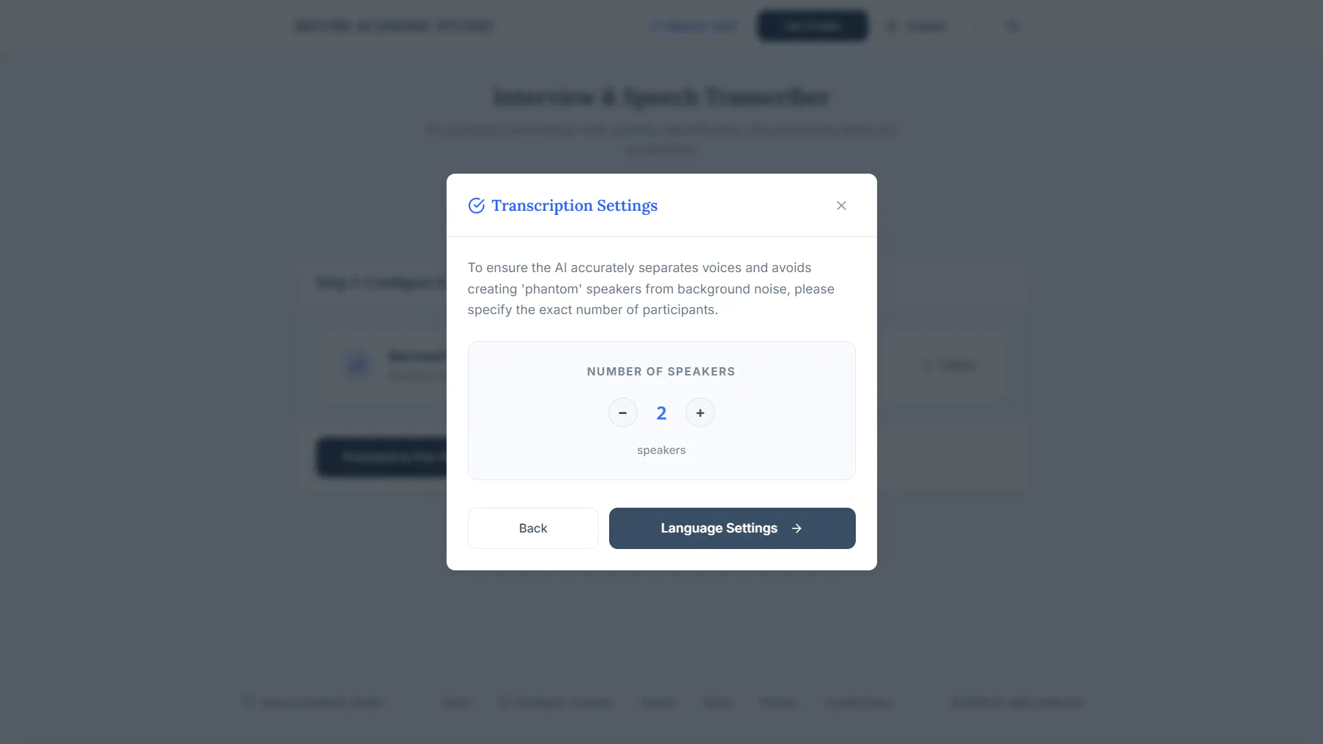 Secure Interview & Speech Transcriber gallery image
