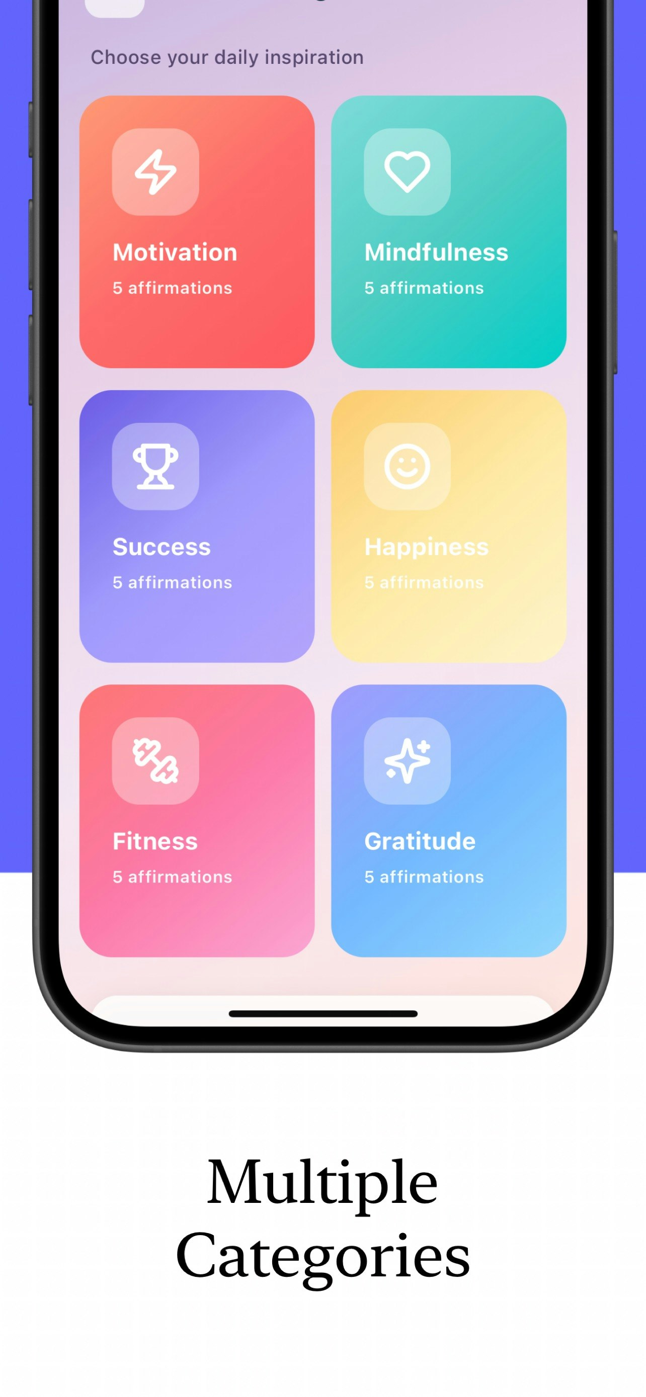 Mindful Bloom - Screenshot 2 showing product features and functionality