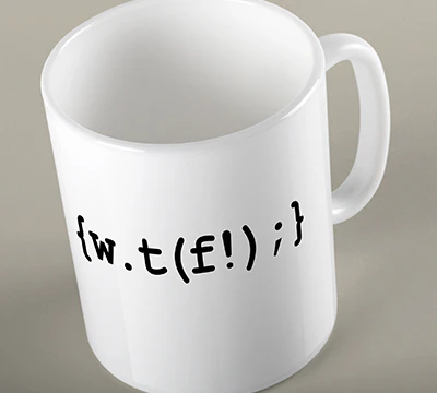 Javascript WTF Coffee Mug