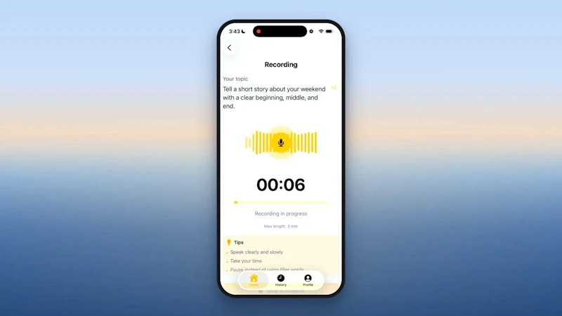 SpeakUp: Public Speaking Coach screenshot 1 (video preview)