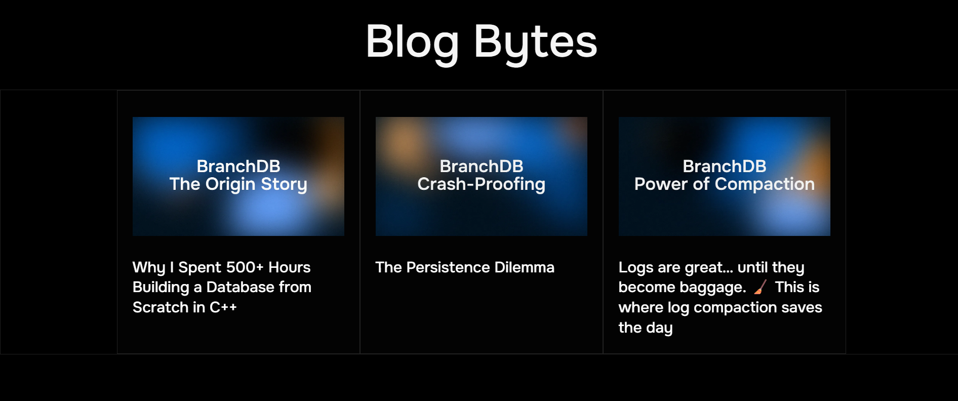 BranchDB gallery image