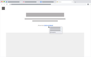 RevealURL Browser Extensions gallery image