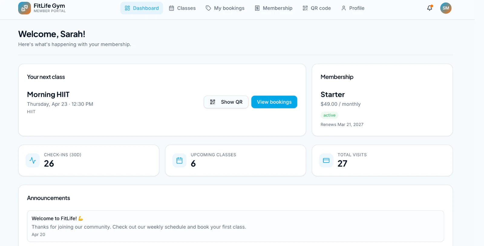 GymApp screenshot 7